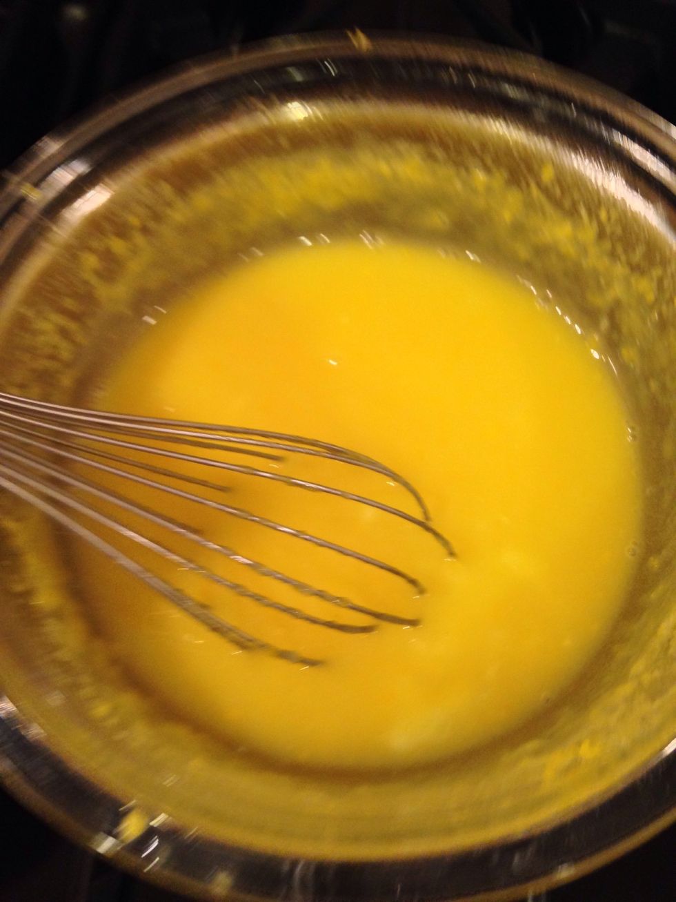 As the mixture starts to thicken, switch to a whisk and continue to stir until you get the pudding-like thickness.