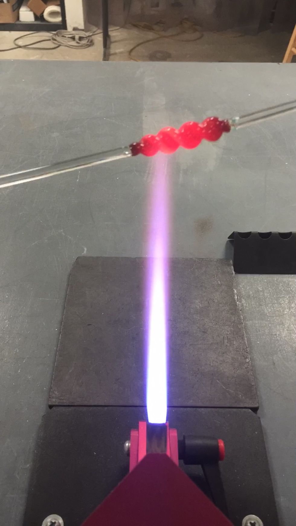 As the twist becomes a spiral, let your hands move slowly apart, rotating all the while.