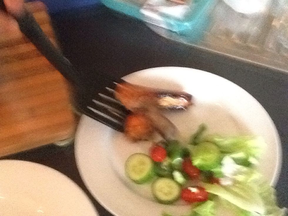 As well as the salmon