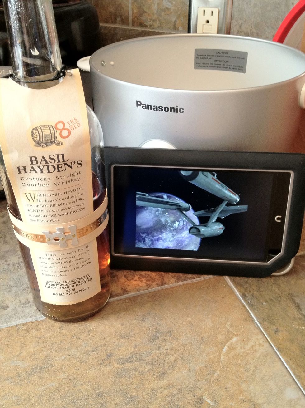 As with any good culinary endeavor, I suggest some light entertainment and adequate hydration.