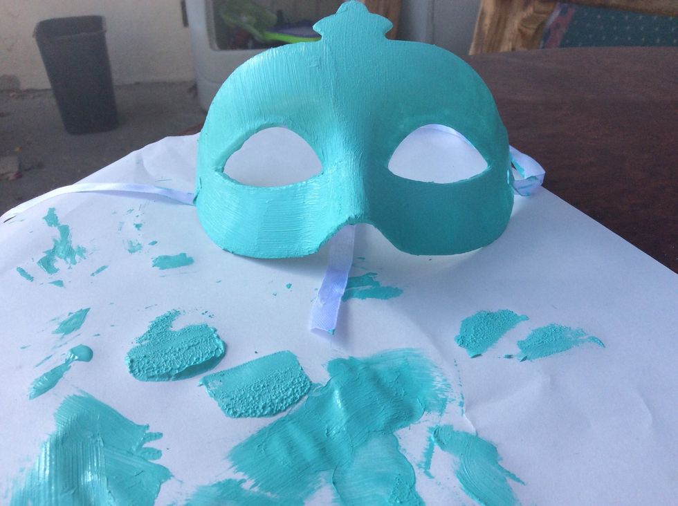 As you can see I got a little messy. I recommend doing this outside.