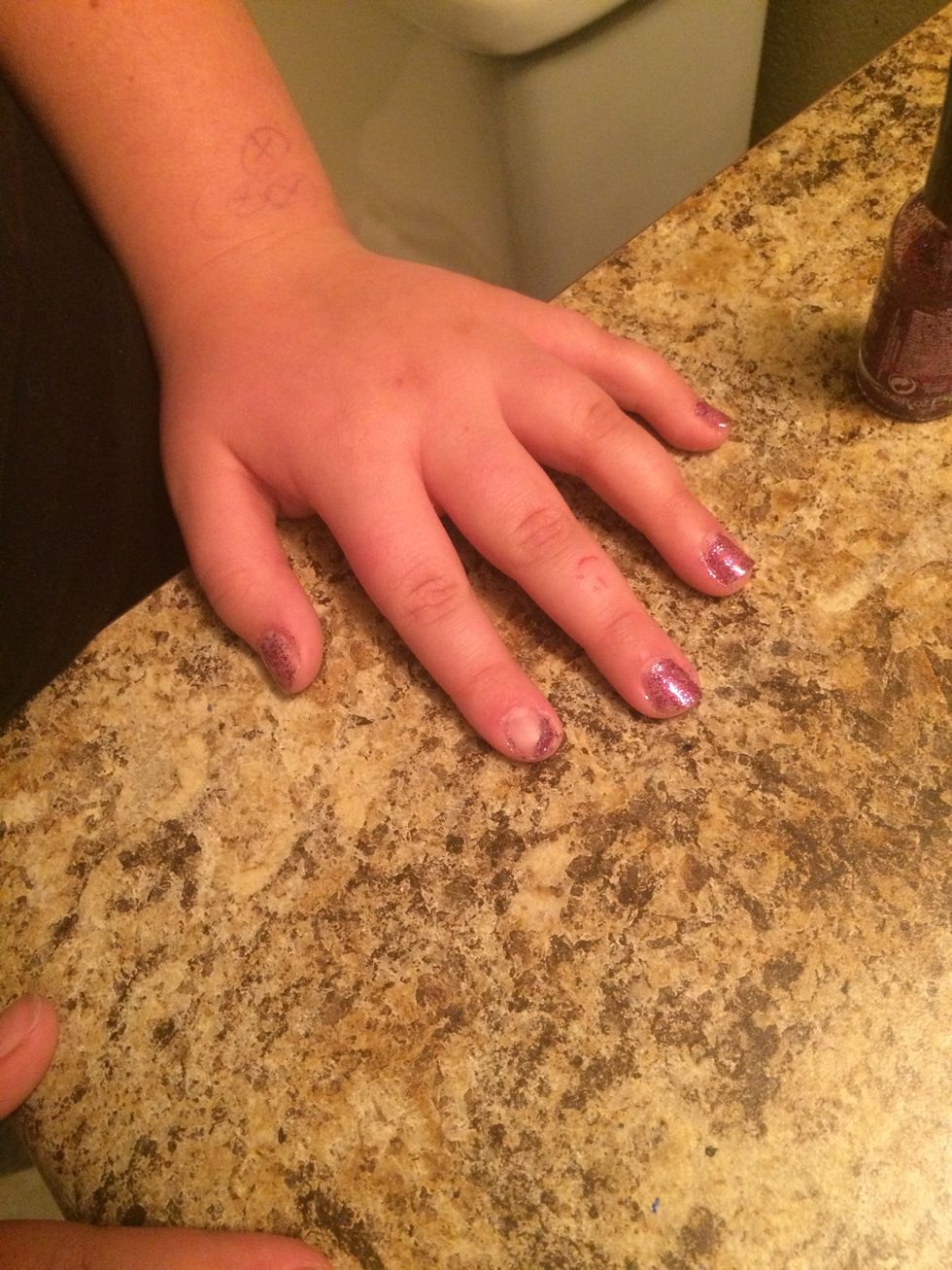 As you can see, it peels right off! So cool!