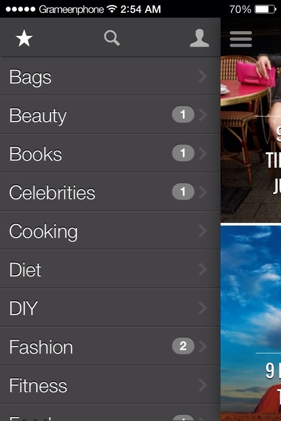 As you can see, the app provides lots of new articles daily about different topics starting from apps to travel.The best thing is the writers dont bore you.They write precisely with a sense of humour.