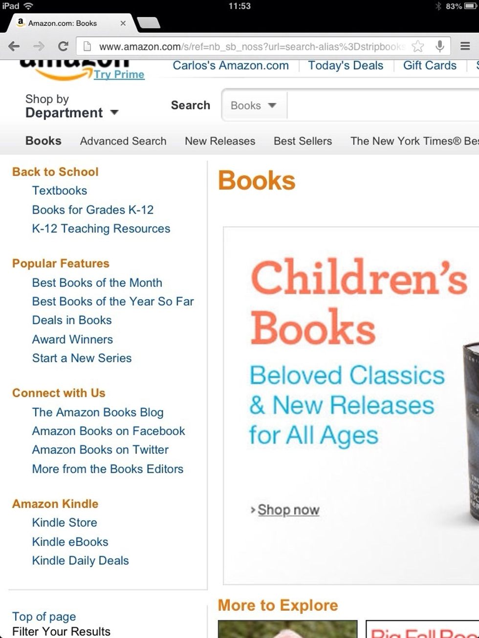 As you can see, there is not only a great variety of subcategories to choose from, but also format. You can search for paperback, hardcover and kindle versions of whatever book you are searching for.