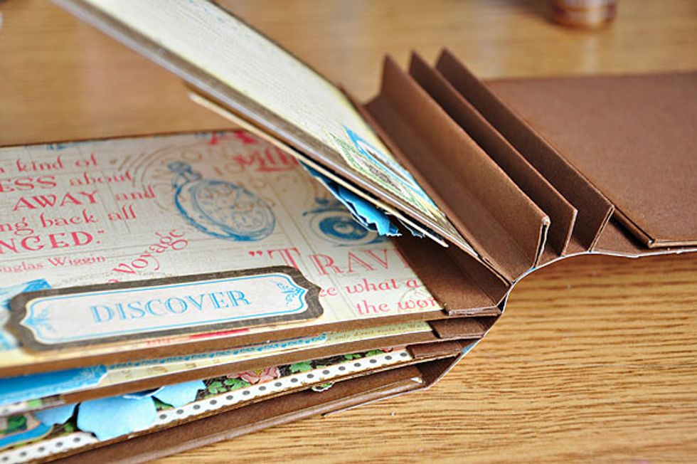 As you go along, it should look like this.