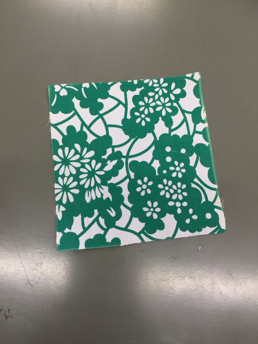 Ask teacher for 1 square of fabric