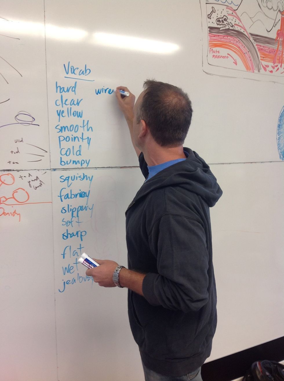 Ask the group:  Feel your environment and describe it.