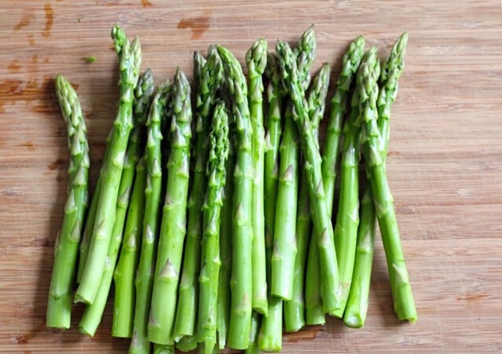 Asparagus: 5 to 8 minutes