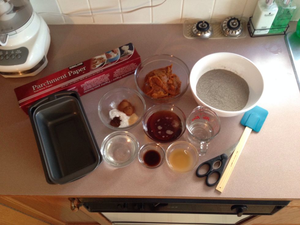 Assemble all needed ingredients.