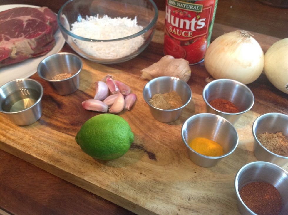 Assemble all your ingredients (listed on the supply tab below)