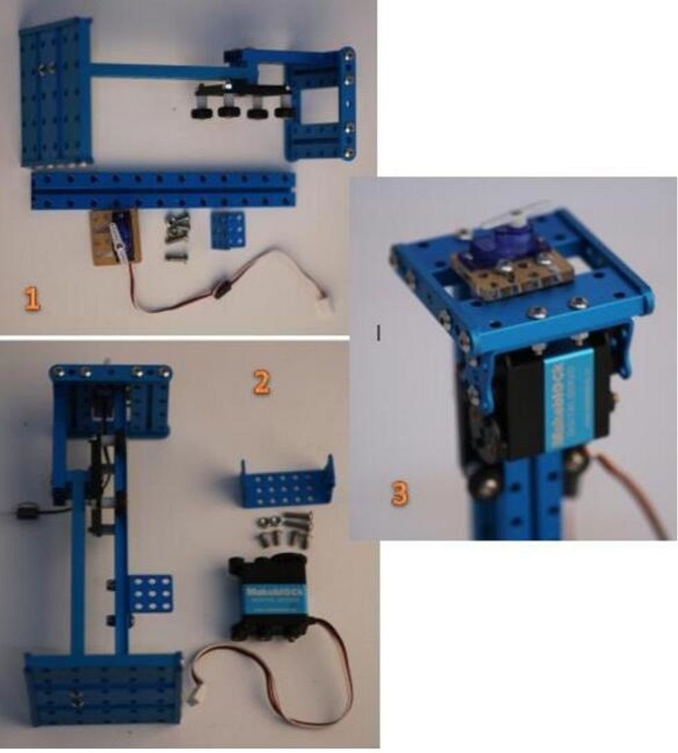 Assemble conponent in Fig.1 and Fig.2 complete the Fig.3 structure.