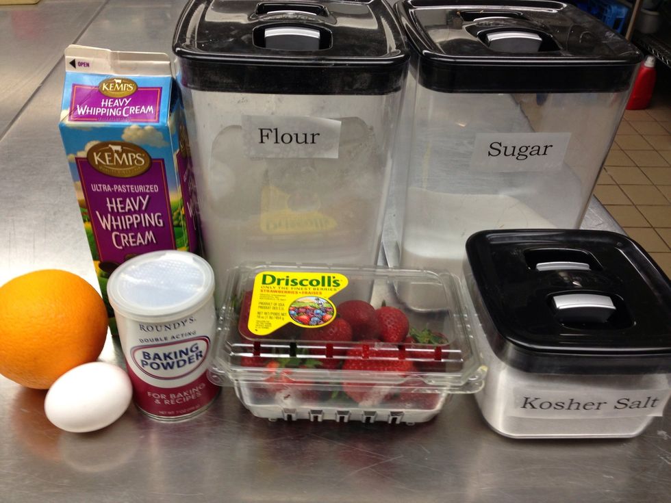 Assemble ingredients.