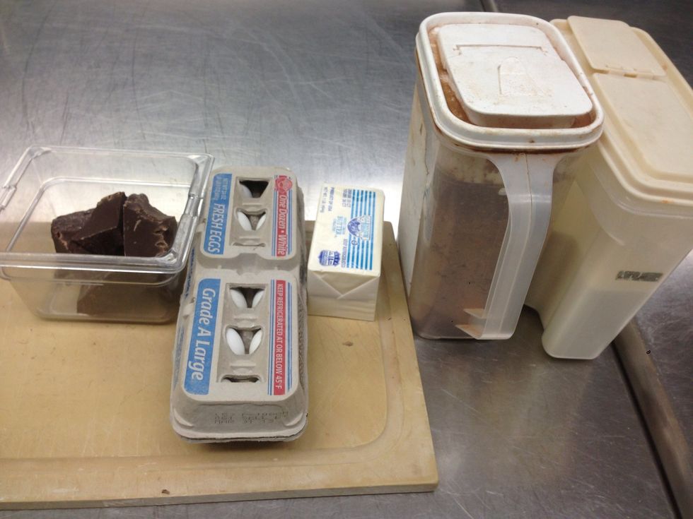 Assemble ingredients.