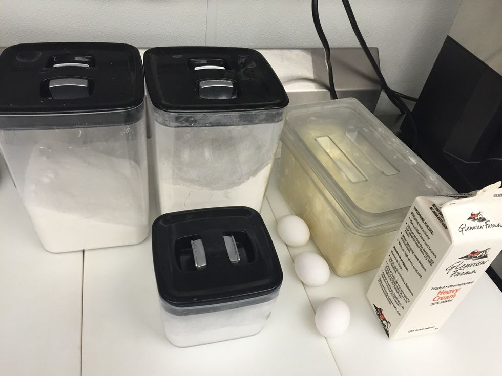 Assemble ingredients.