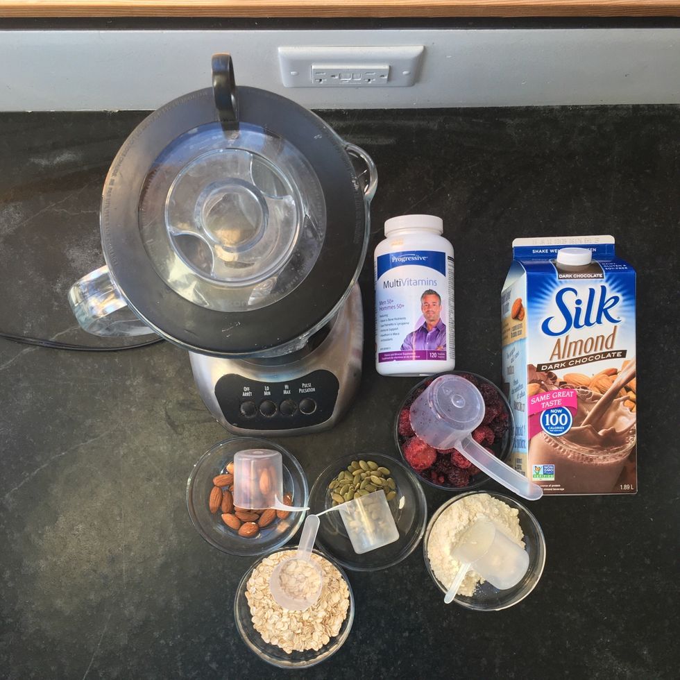 Assemble ingredients.