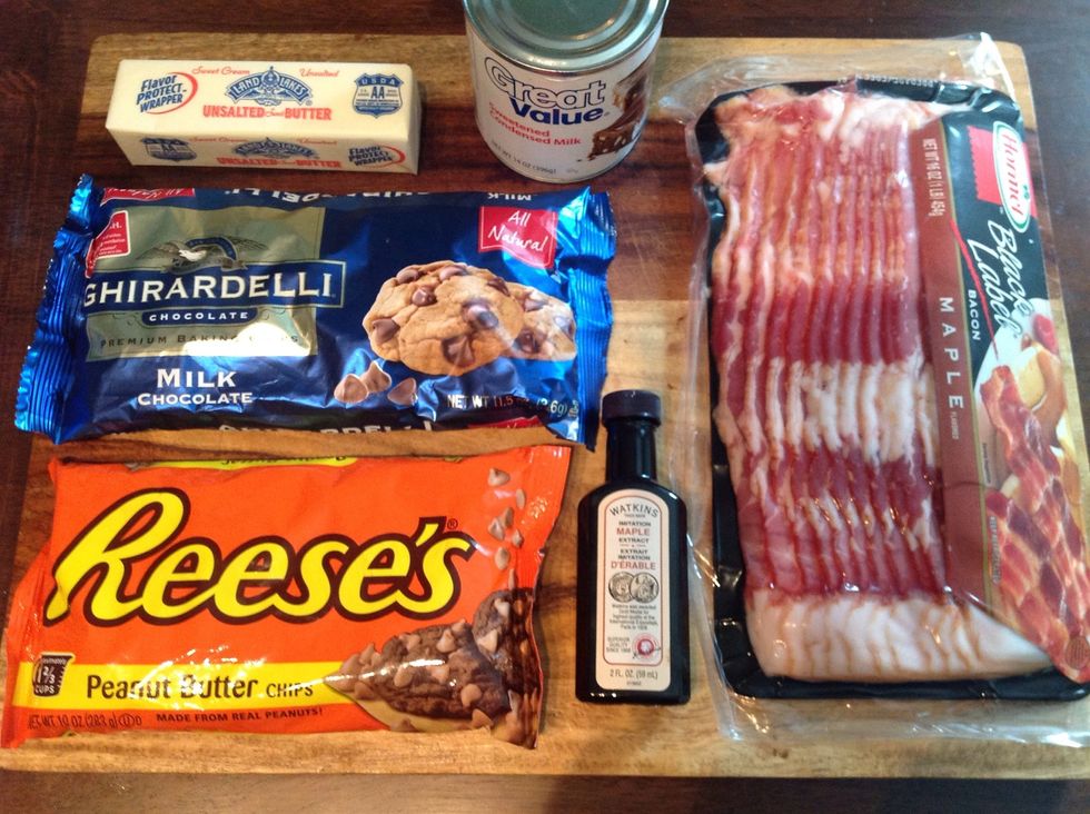 Assemble the ingredients (listed at start of the supplies list)