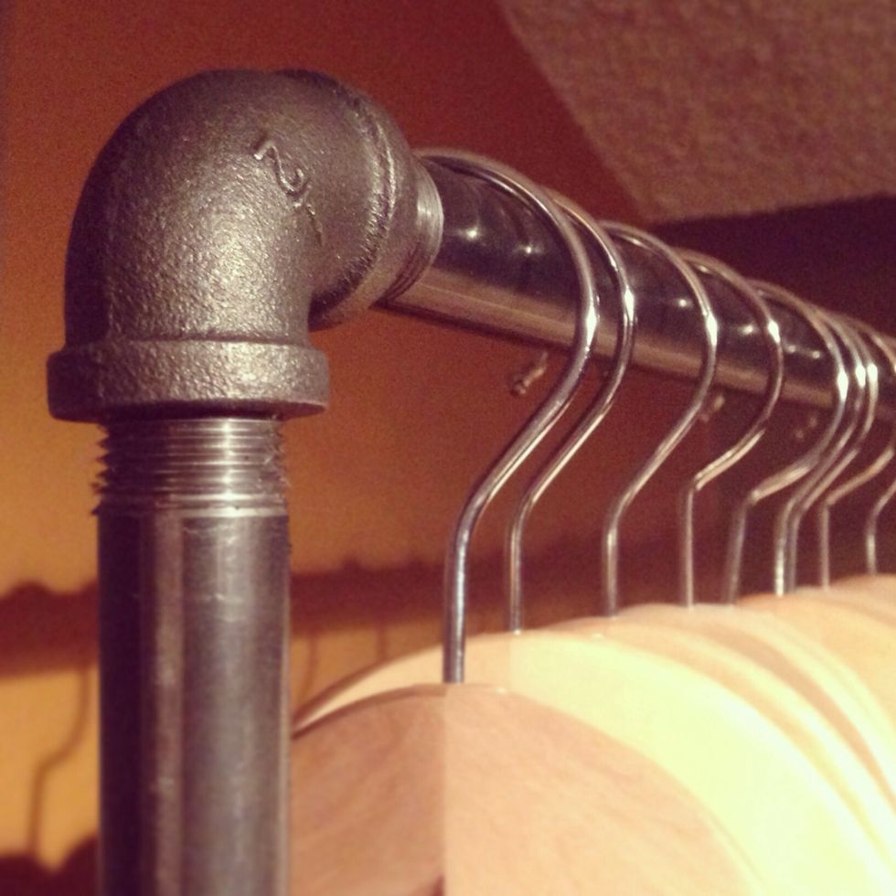 Assemble the pieces by simply screwing them all together. It should fit perfectly if you bought all 1/2" circumferences. So be sure to check everything!