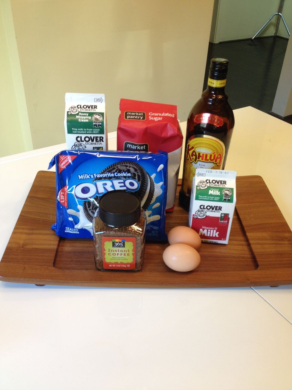 Assemble thy ingredients.