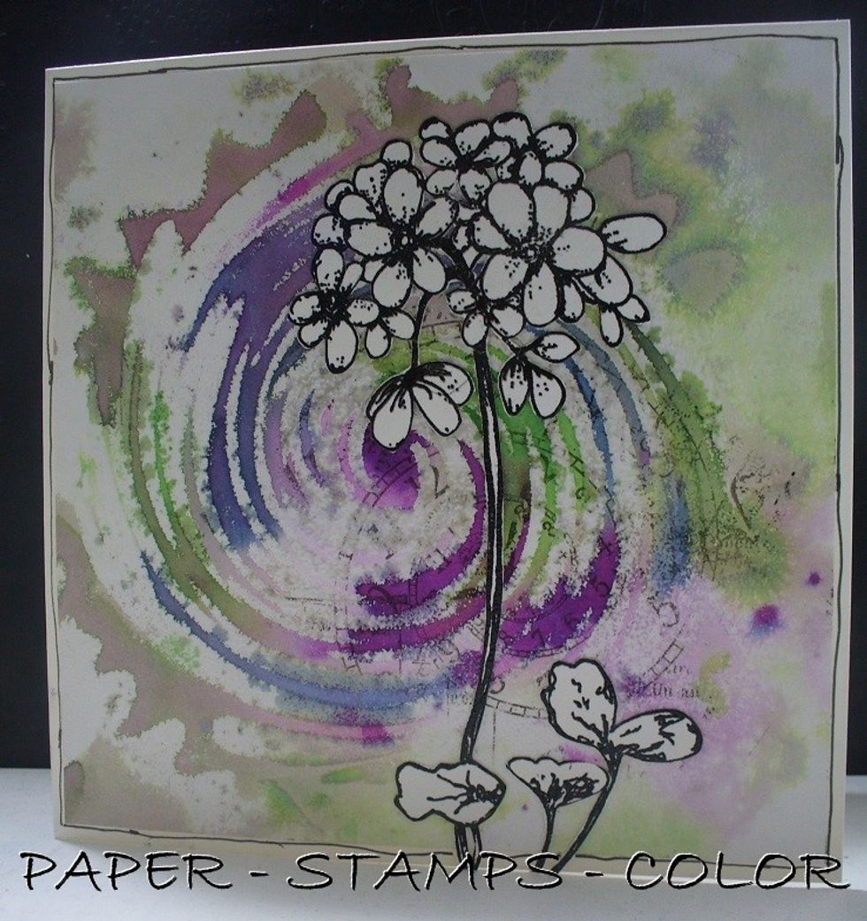 Assemble to the card as shown.