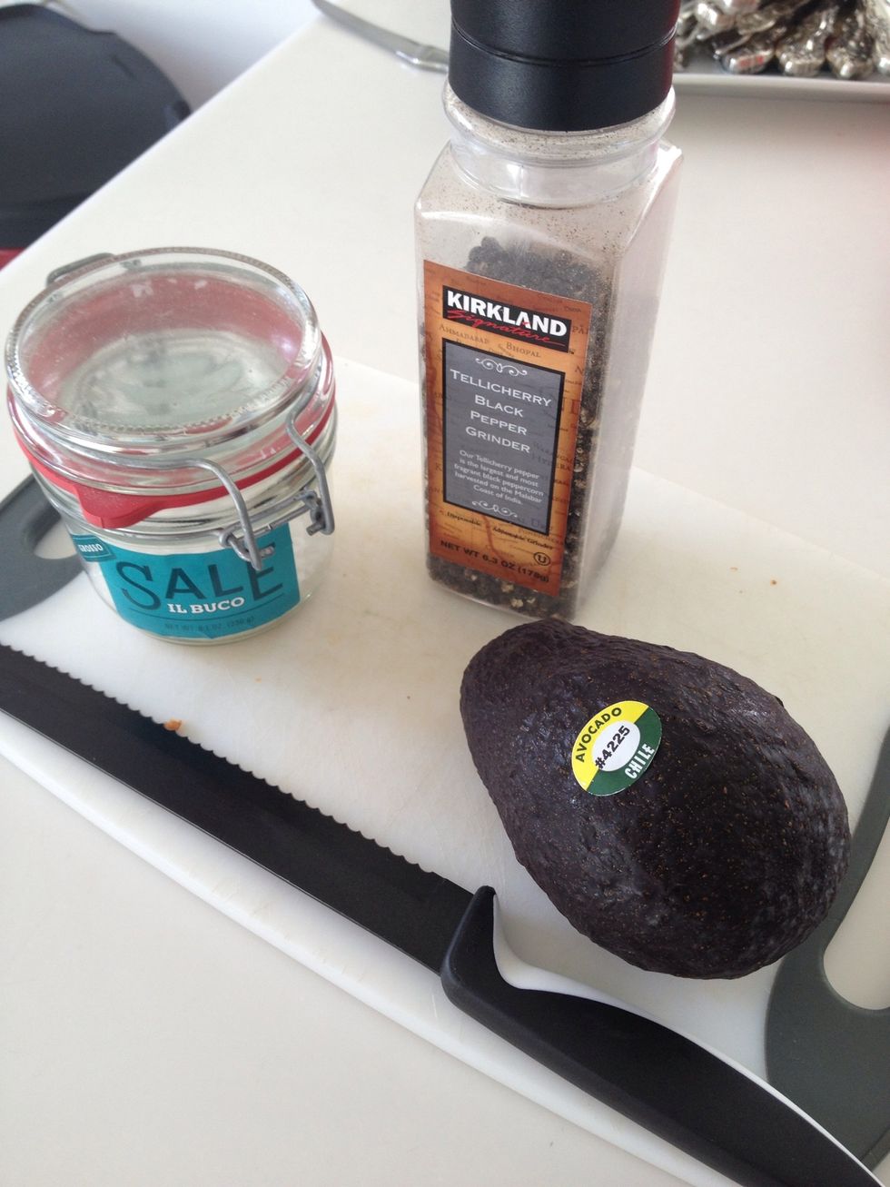 Assemble your ingredients on a clean work surface.