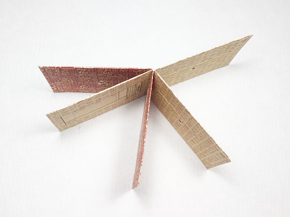 Assembled album pages.