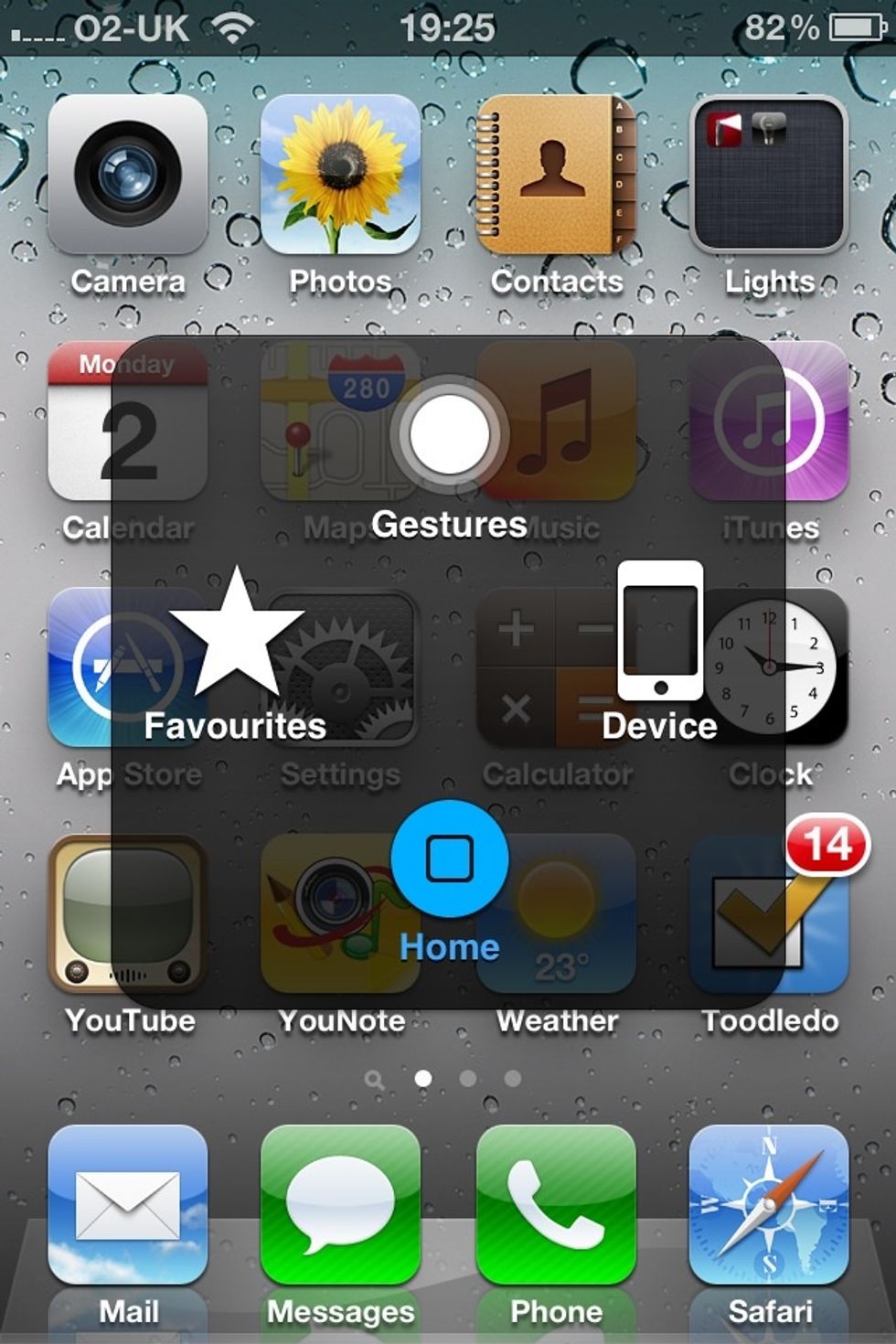 Assistive touch is a floating button on the screen which works as a home button.