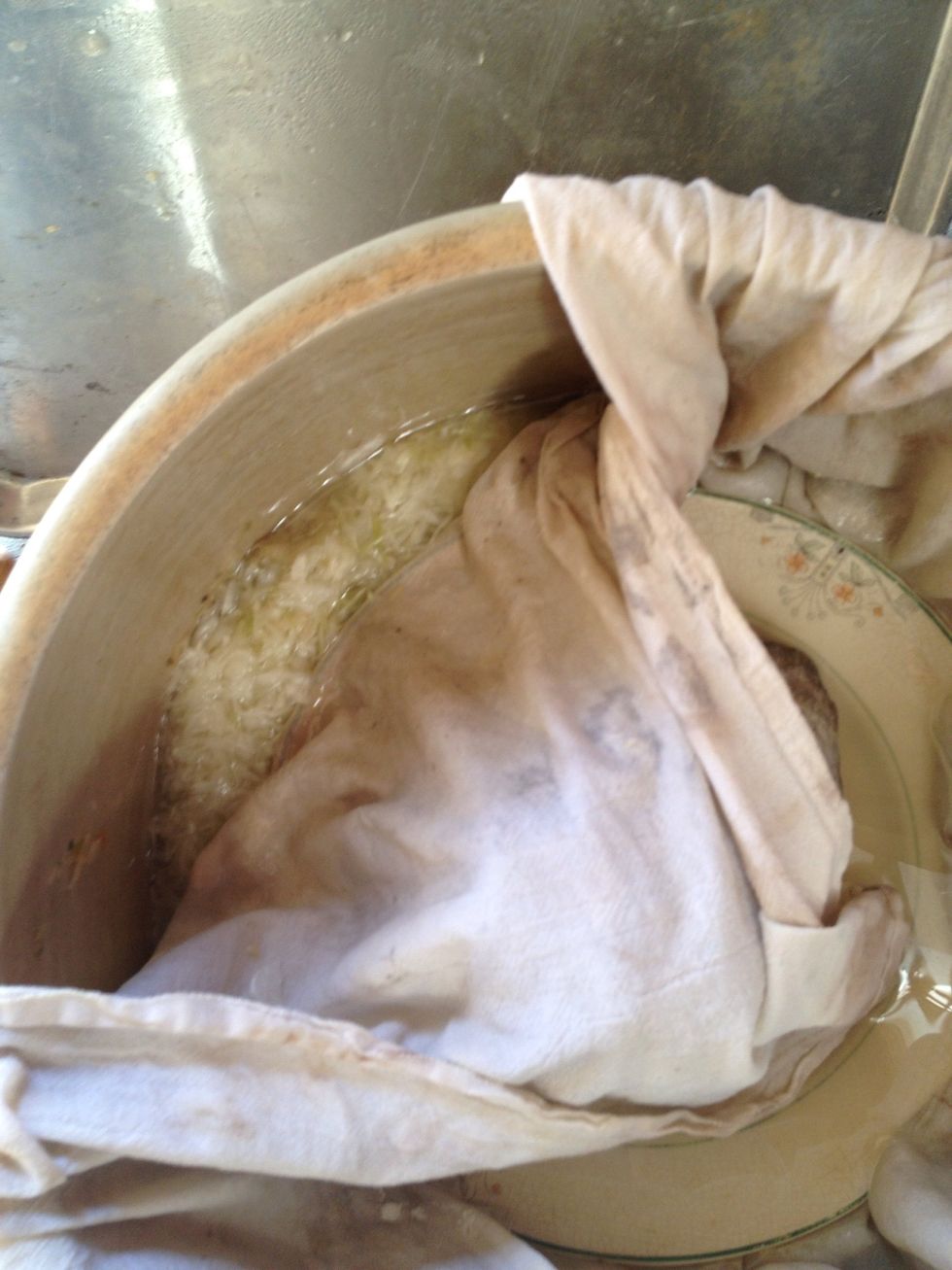 At around six weeks the cabbage will be fermented