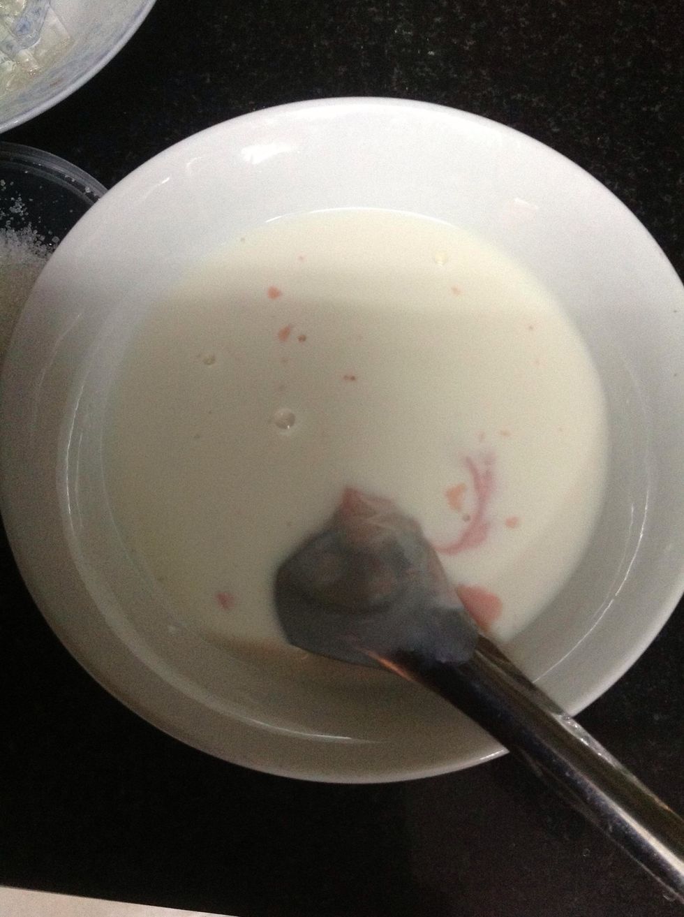 At first, add milk and yogurt ....\u263a