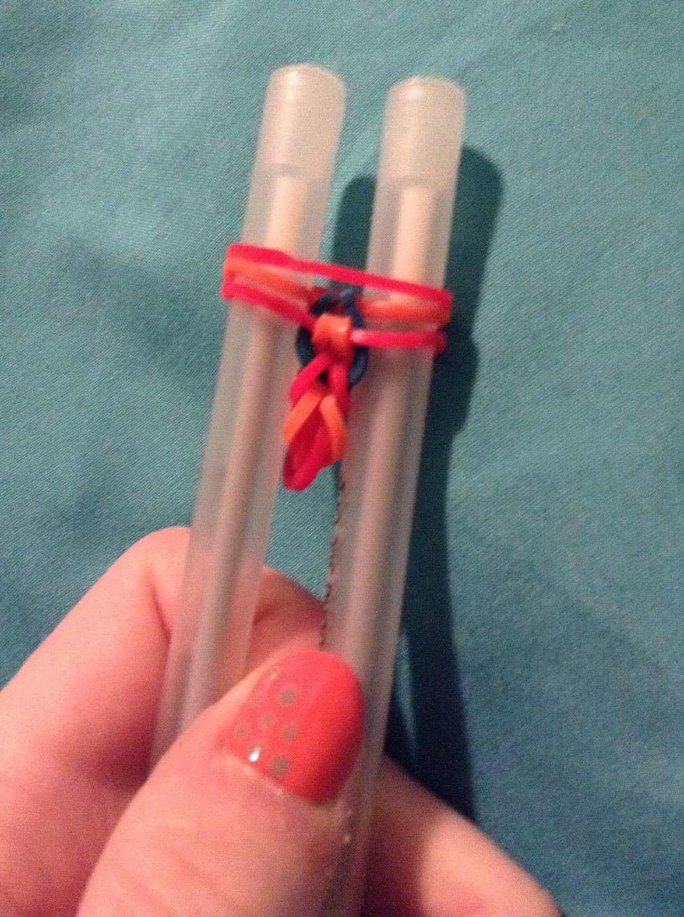 At first it won't look so much like an inverted fishtail, but don't worry! It will soon:)