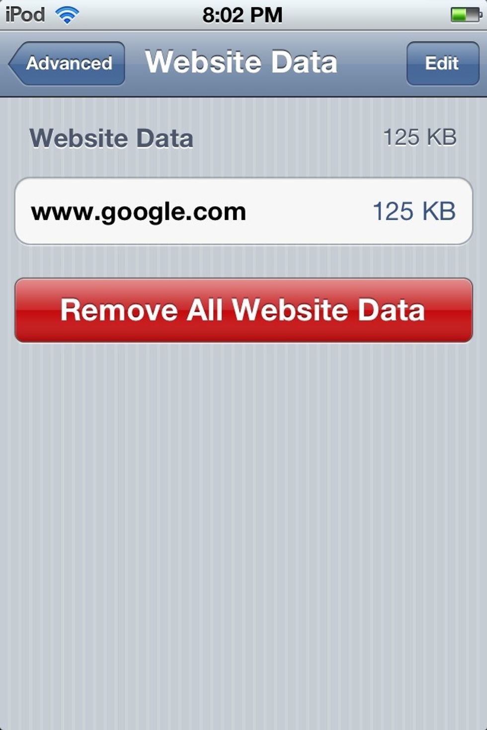 At last just click "Remove All Website Data". All website data will be removed\u2755