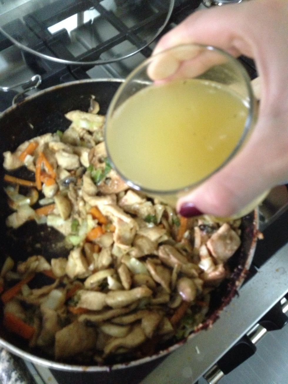 At least we add the chicken soup and...