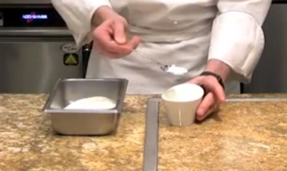 At service time sprinkle a teaspoon of sugar on top of each cr\u00e8me br\u00fbl\u00e9e.