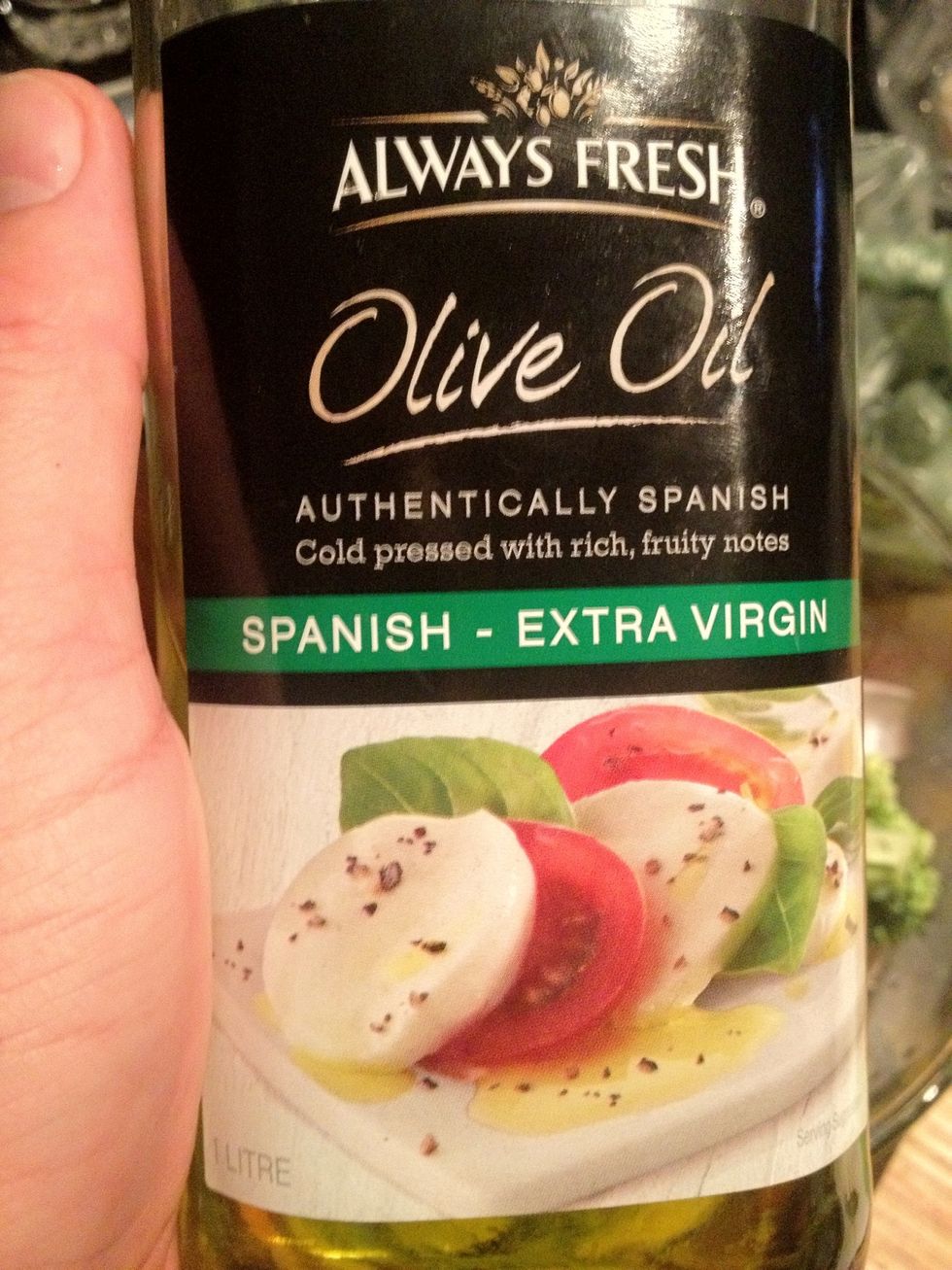 At some olive oil