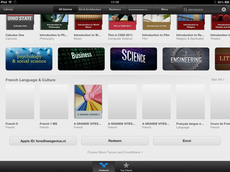 At the bottom right you'll find the 'Enrol' button. Make sure you have your enrolment code at hand. Easiest way is to copy and paste it, but you can type it in as well of course.