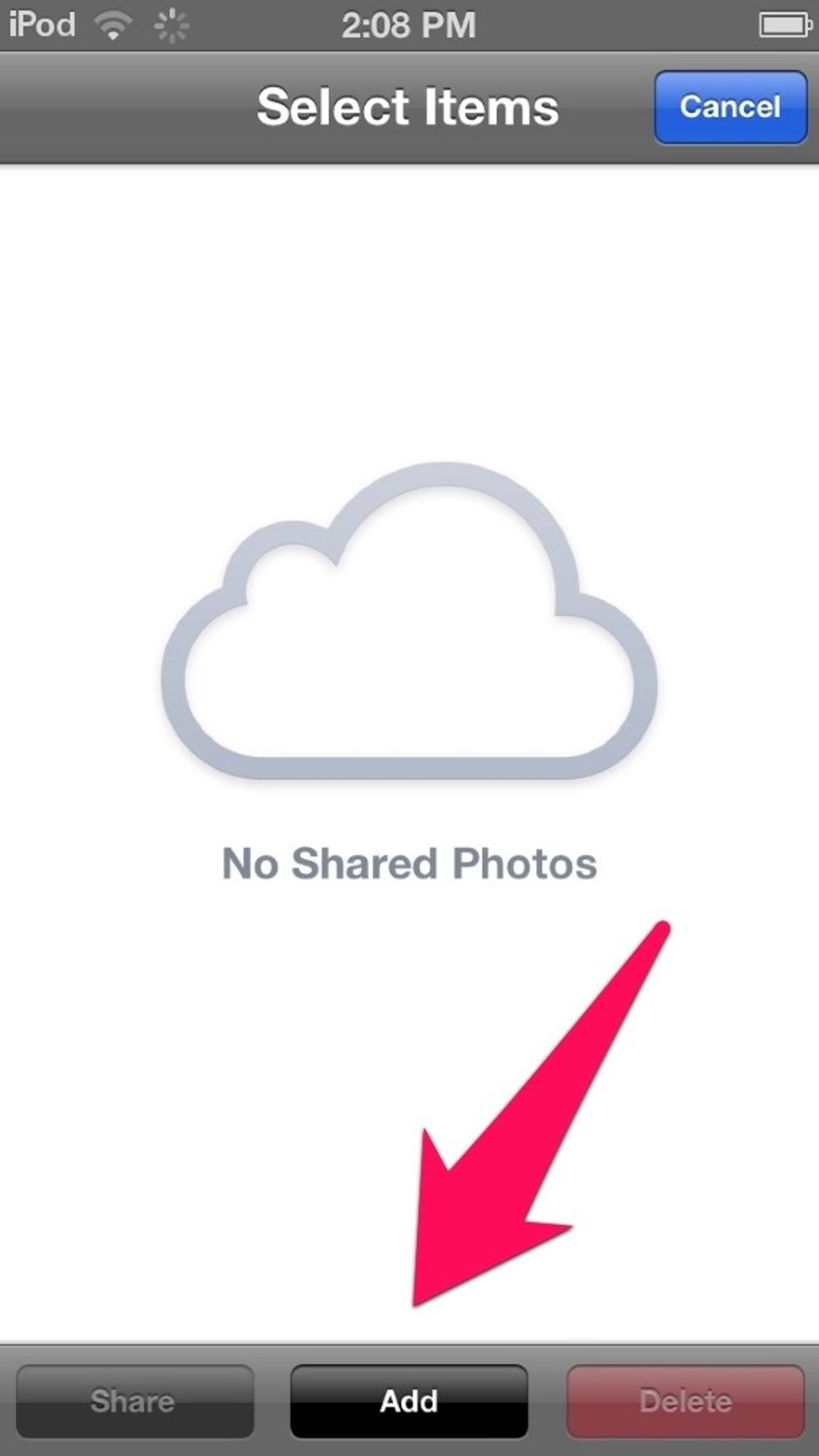 At the bottom, tap on "Add".