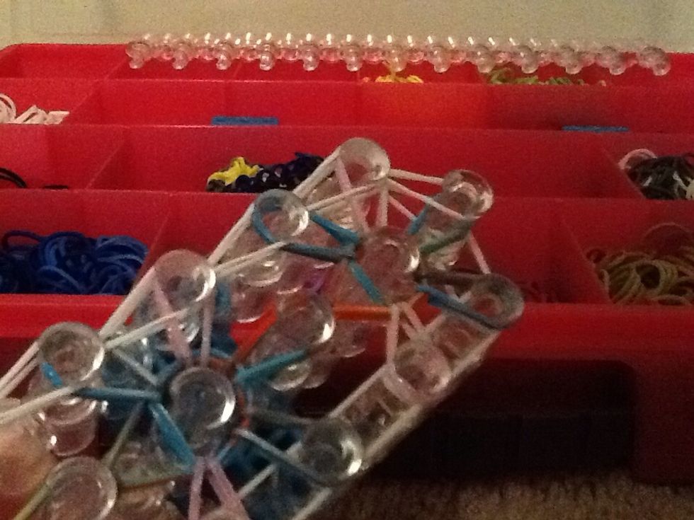 At the end make sure to pick the last one to the CENTER pin.