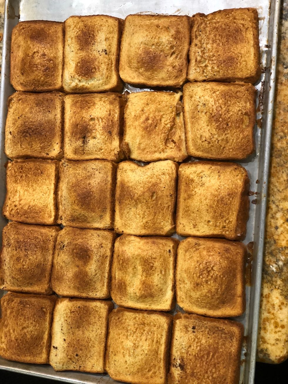 At the end of the cook cycle