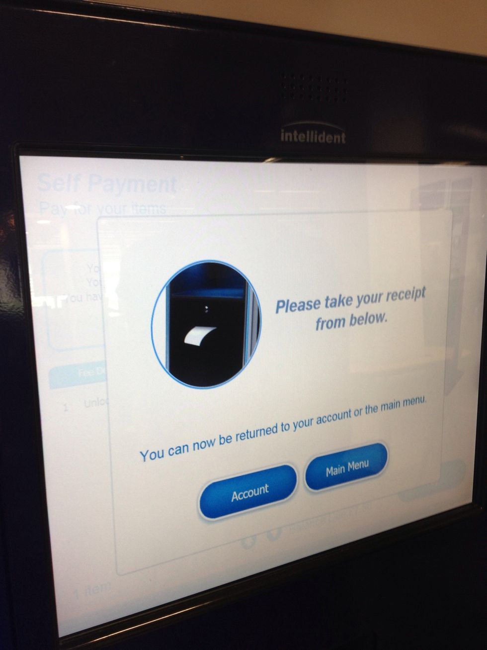 At the end of your transaction you will be offered a receipt - we recommend you keep this in case there are any queries later.   You can now return to your account if you'd like to do more.