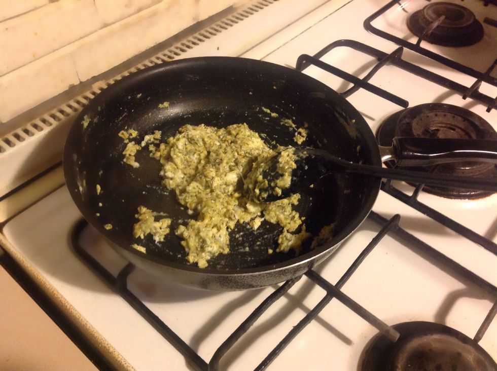 At the last step, stir them until your food become dry like the picture.