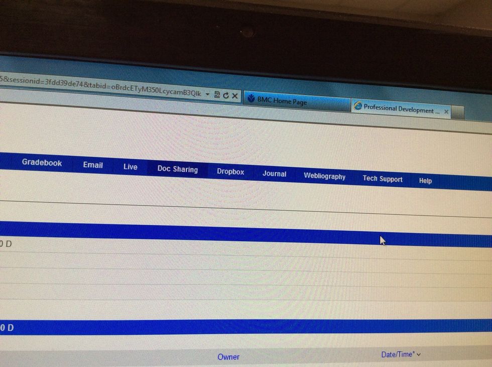 At the top of the page is where you will find your Gradebook, Documents from the teacher, and other important things you will need.