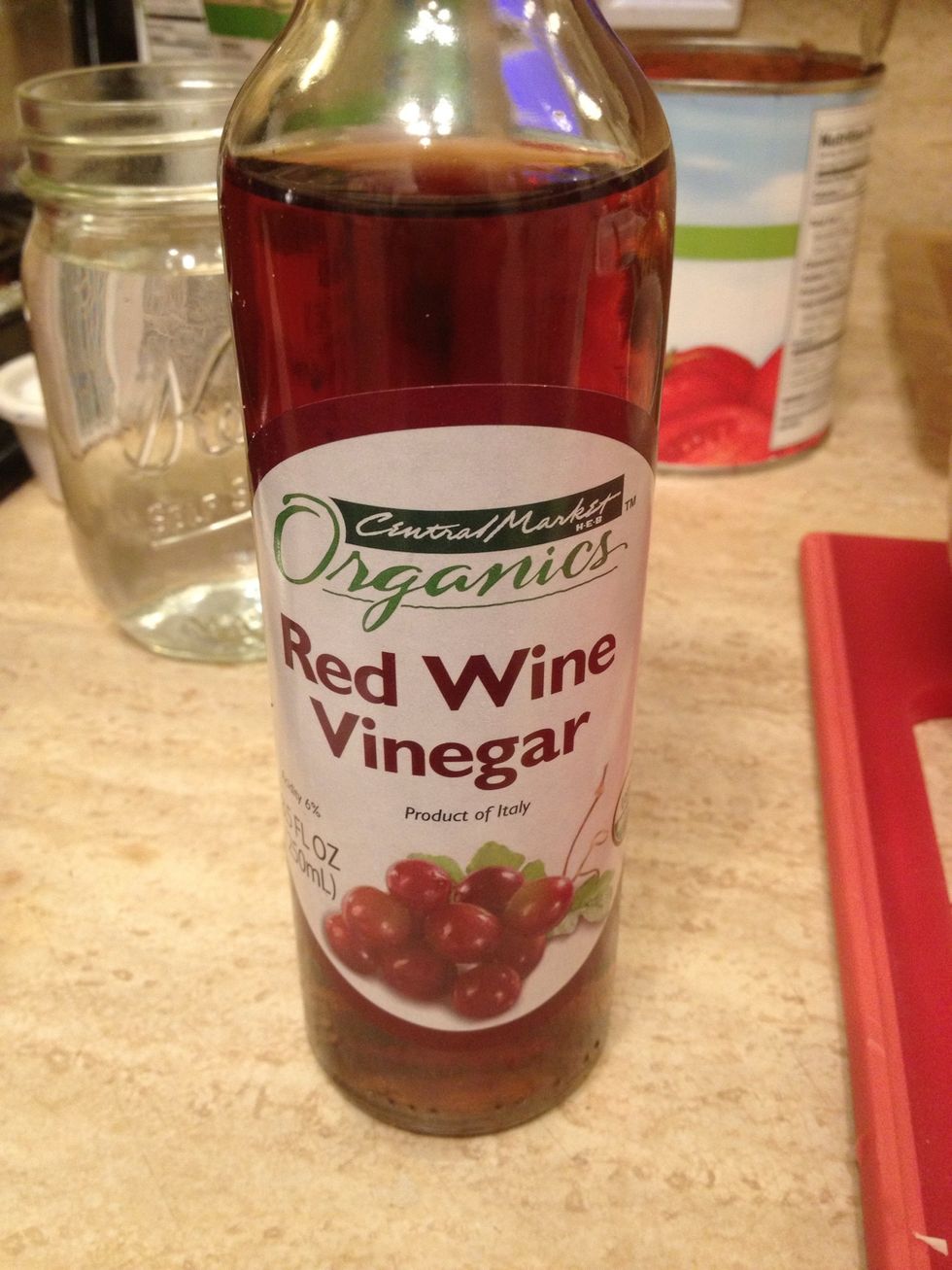 At this point I added a splash (about a tablespoon) of red wine vinegar. It gives it a nice subtle balance of acid to cut the richness of the lentil and potatoes.