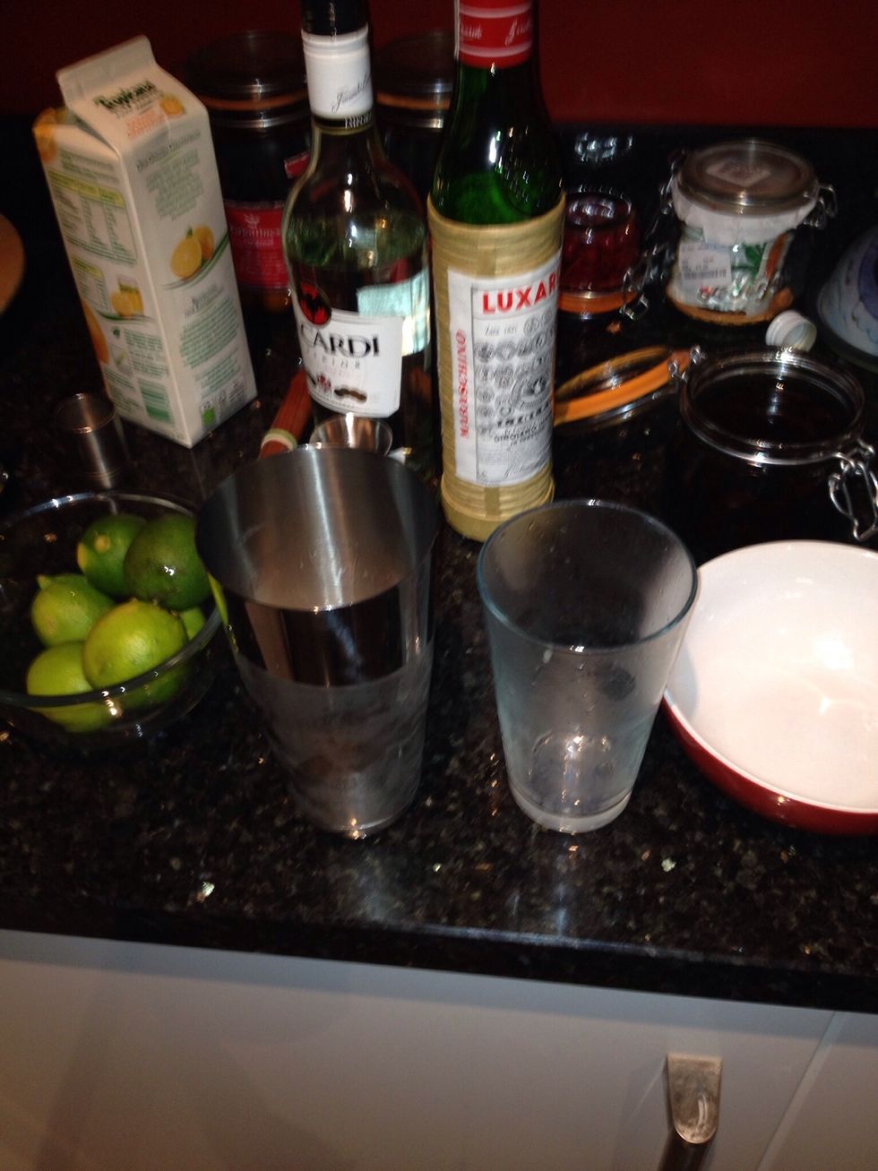 At this point you can taste the cocktail using a straw to see if it is to your taste. If it's not sweet enough for your palate add a little more sugar... Not strong enough, add more rum ;)