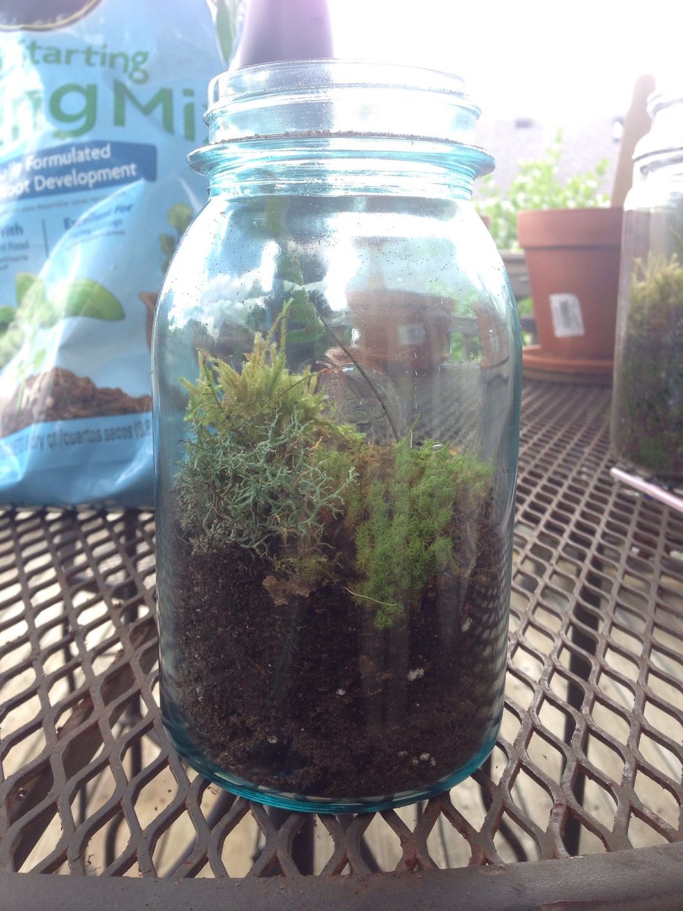 At this point you're jar should look something like this!