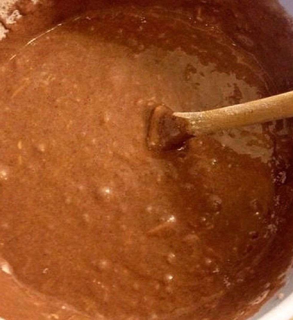 At this stage add the nuts.