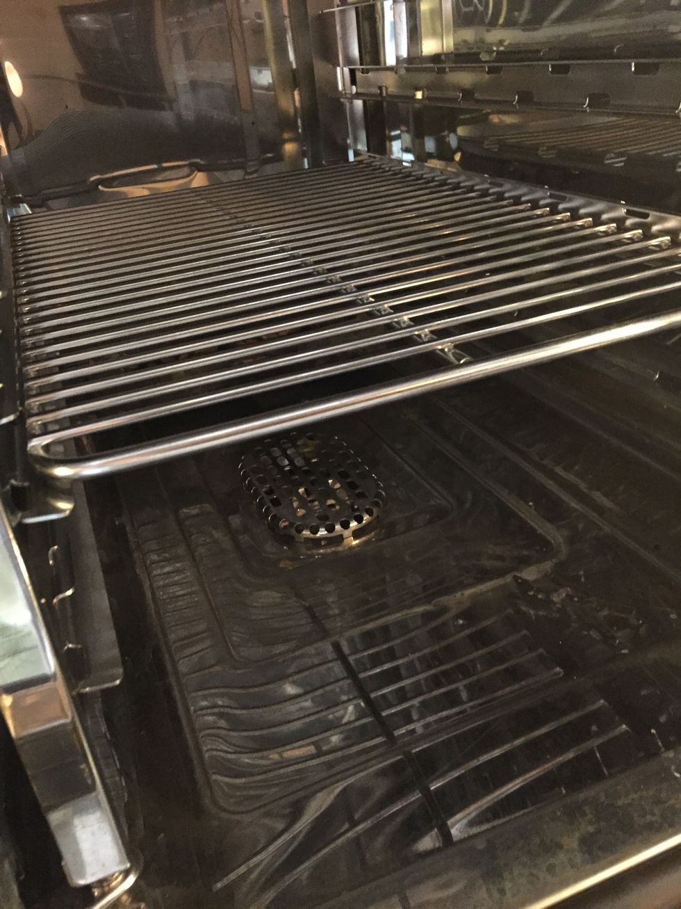 At this time you can return the lower shelf.