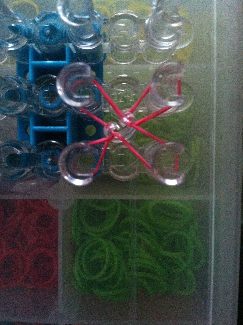 Attach all sides of the band to the "c" clip