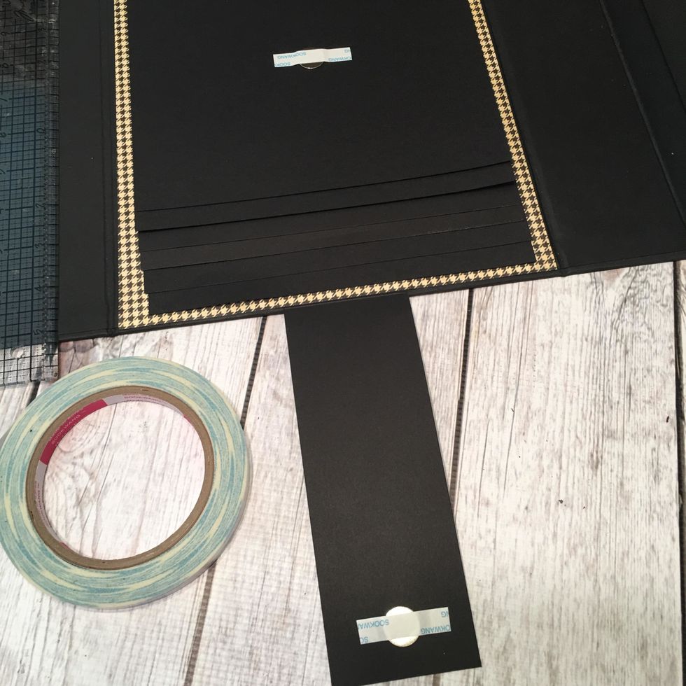 Attach an opposing magnet to the magnet on the closure piece and then close up the flap