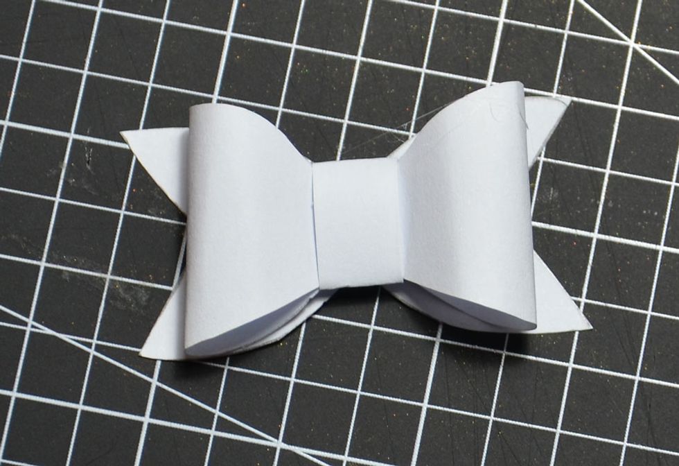 Attach bow backing.