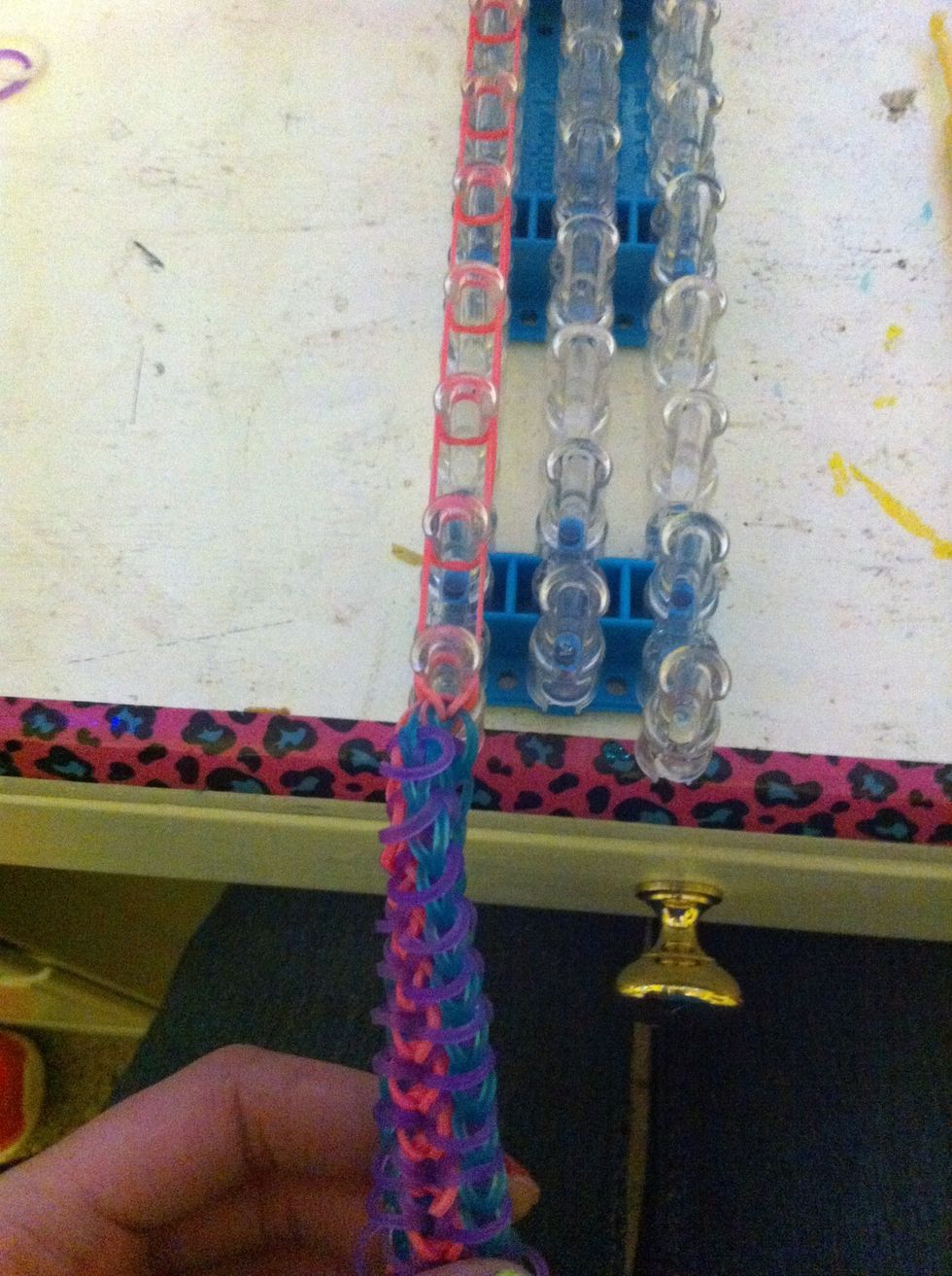 Attach bracelet to the end