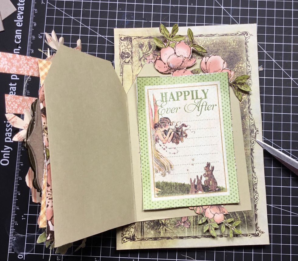 Attach quote piece as shown.